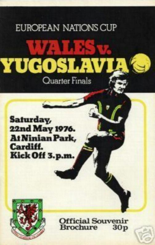 1976 - WALES v YUGOSLAVIA